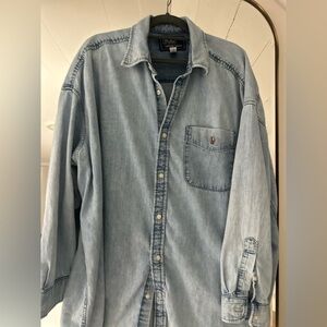 Polo Ralph Lauren Oversized Cotton Denim Shirt
